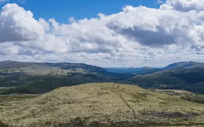 Utsikt från Formokampen mot Mysusæter i Innlandet