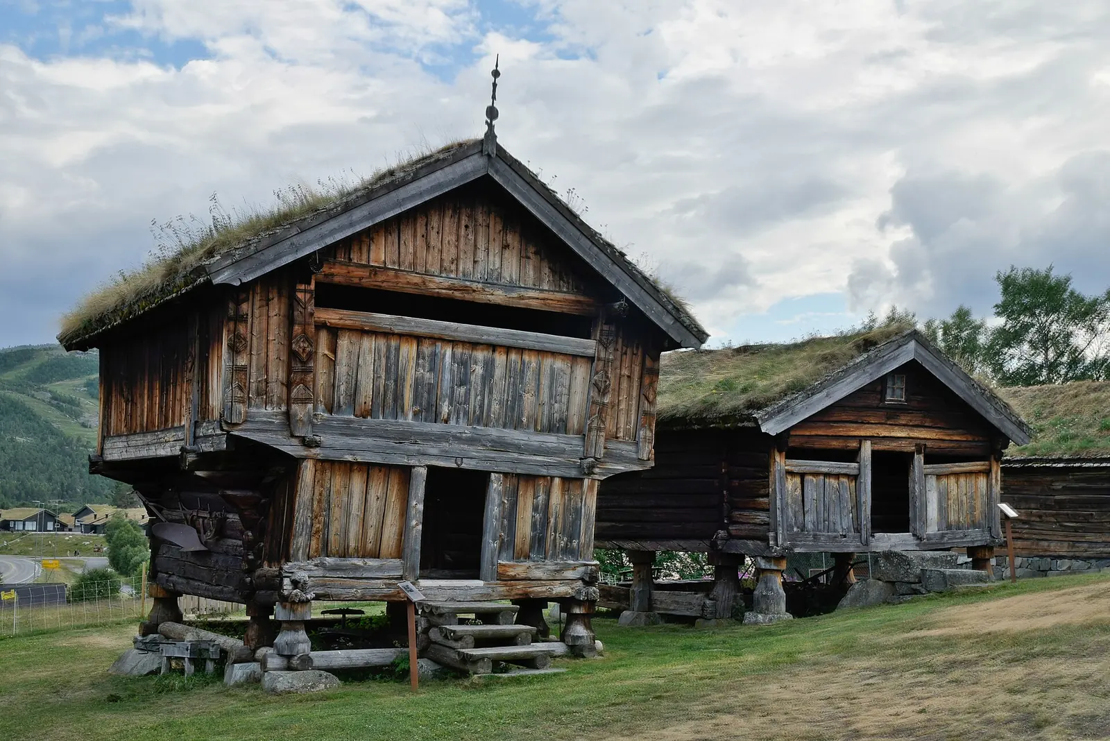 Gårdsmiljö vid Geilo