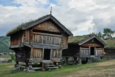Gårdsmiljö vid Geilo