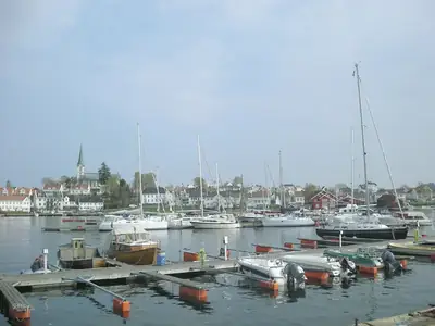 Hamnen i Lillesand
