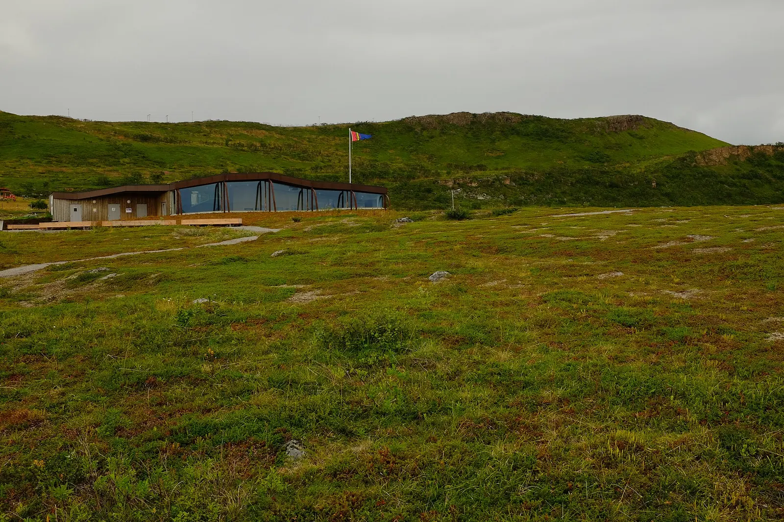 Varanger samiska museums avdelning vid kulturmiljön Mortensnes