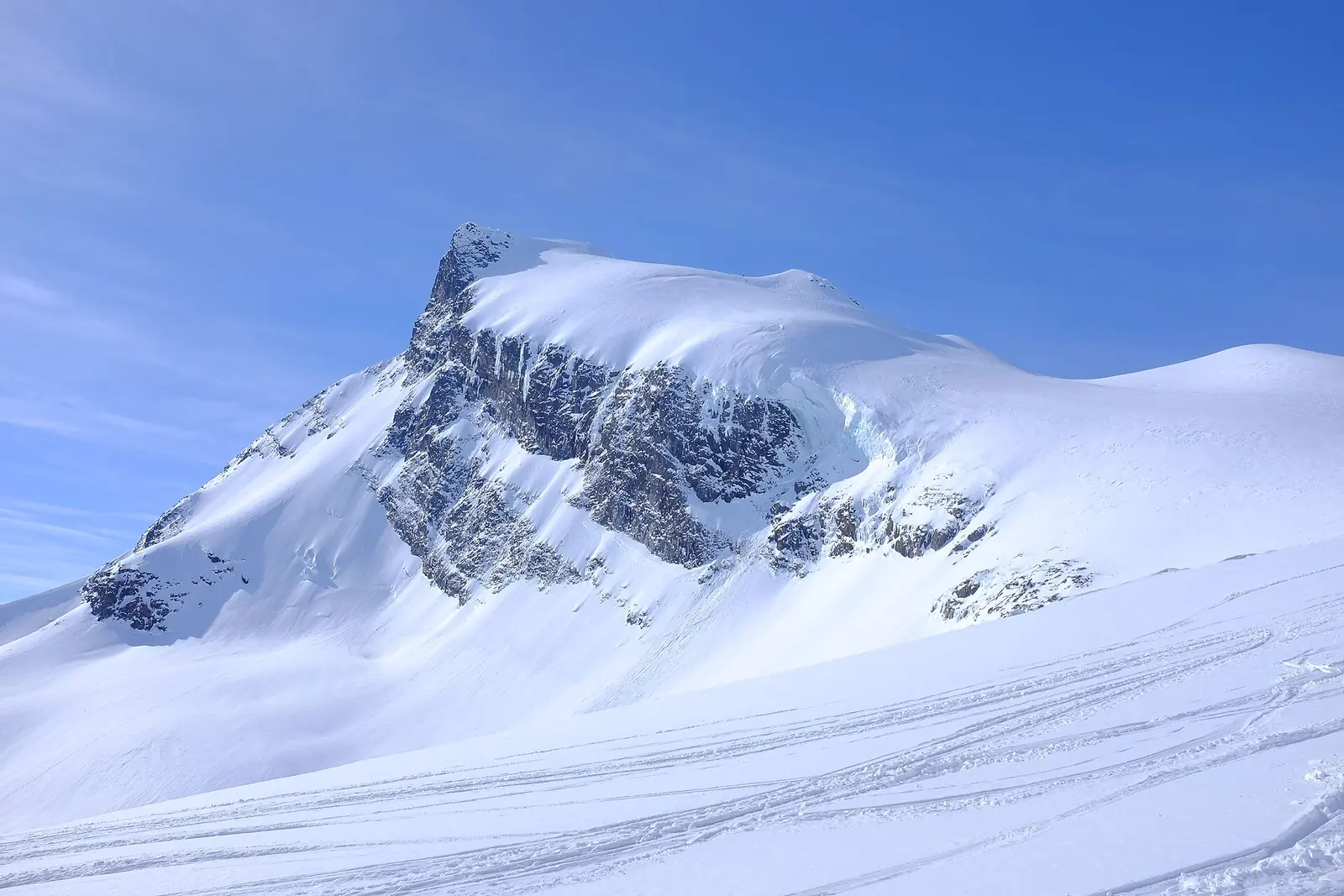 Storebjørn och omgivande fjäll i Jotunheimen