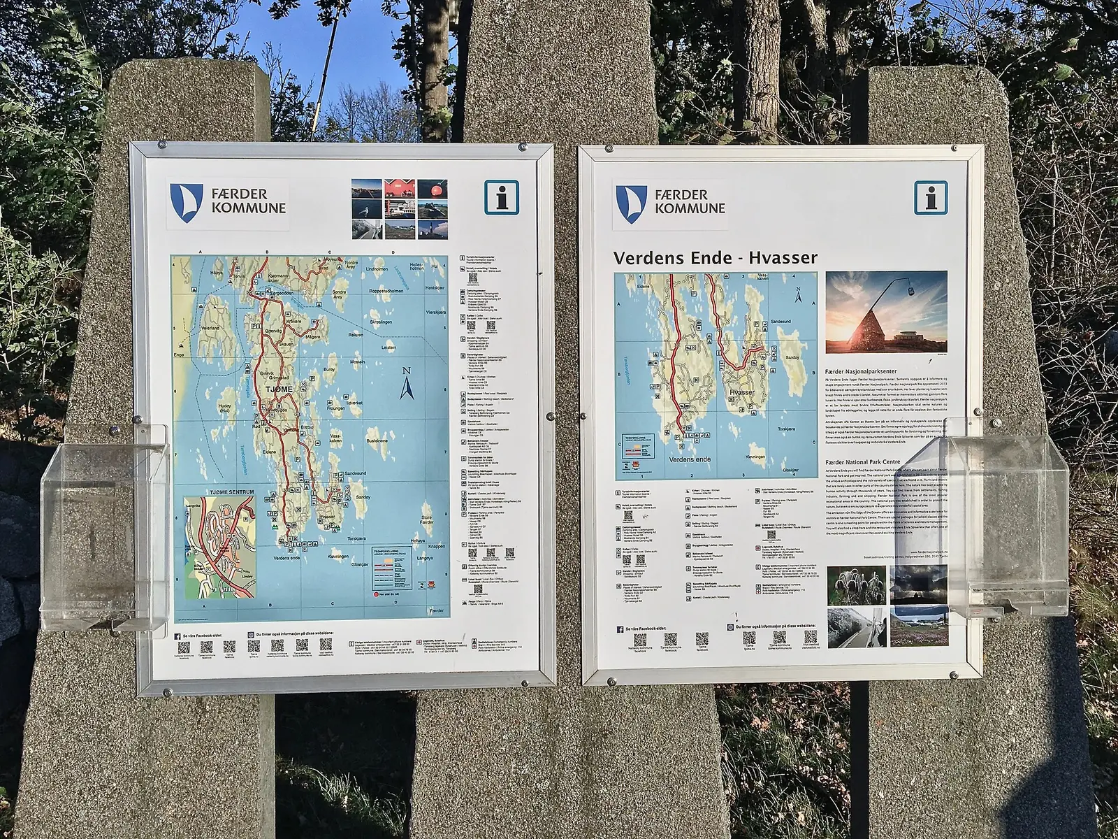 Besöksinformation vid Verdens Ende i Færder nationalpark