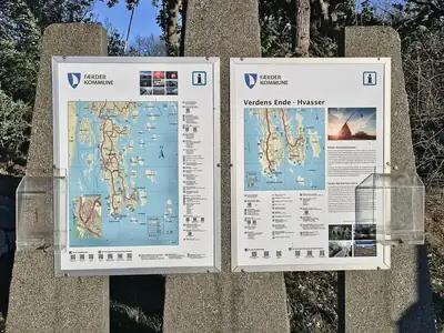 Besöksinformation vid Verdens Ende i Færder nationalpark